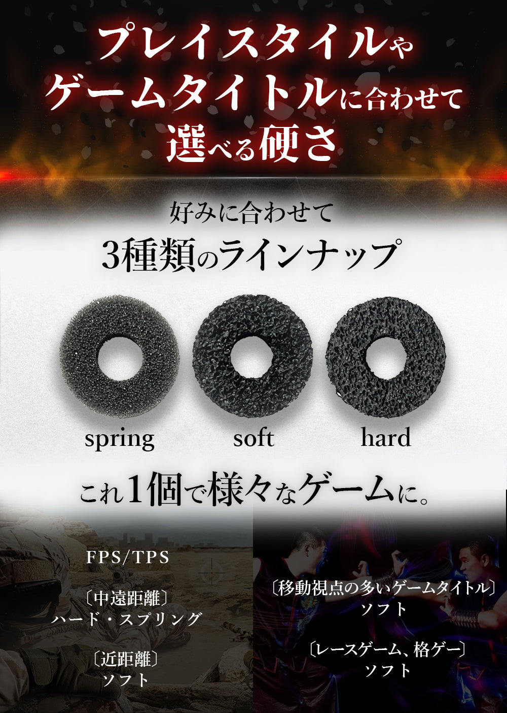 鬼輪-kirin- エイム向上リング 灰鬼 6個入り