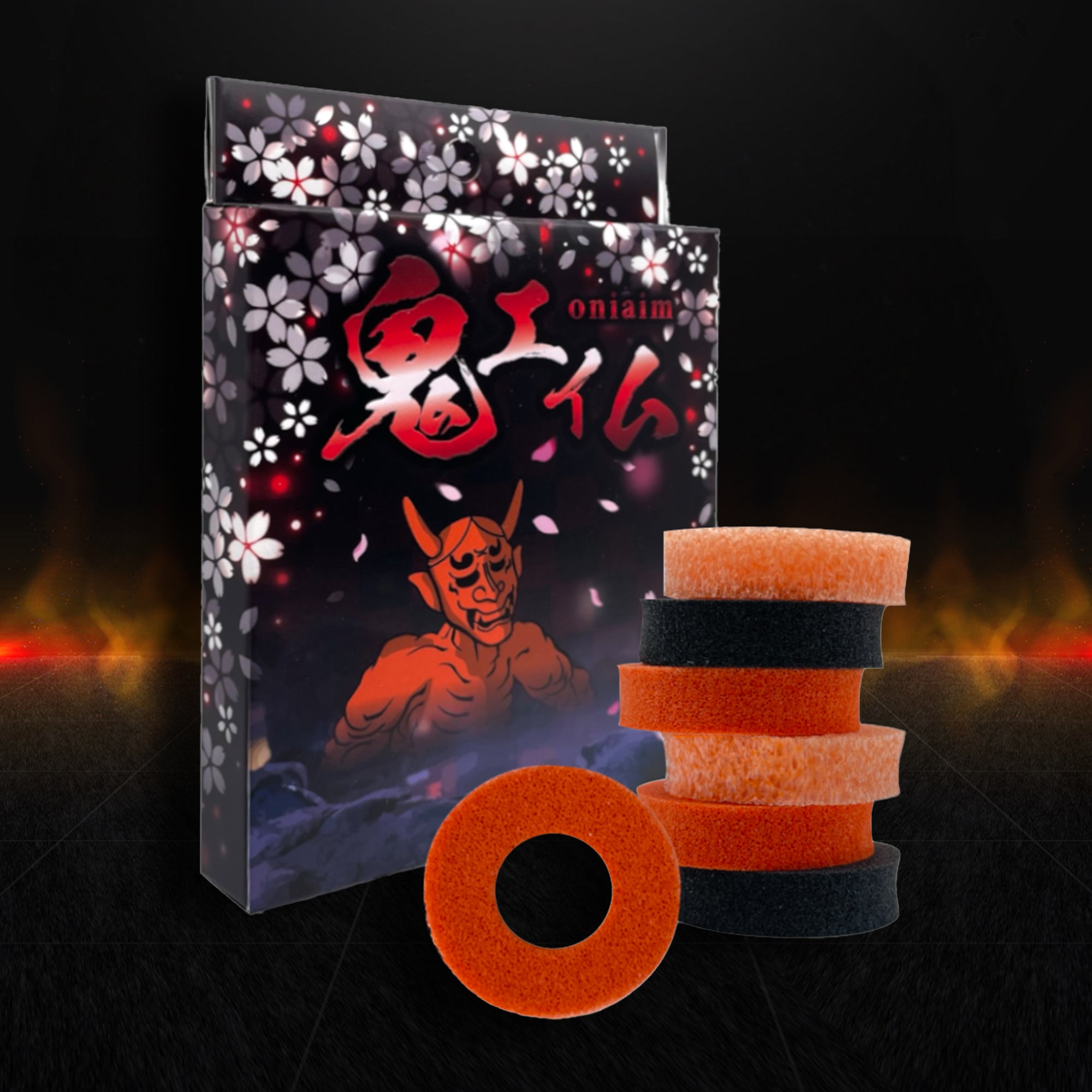 鬼輪-kirin- エイム向上リング 橙鬼 6個入り