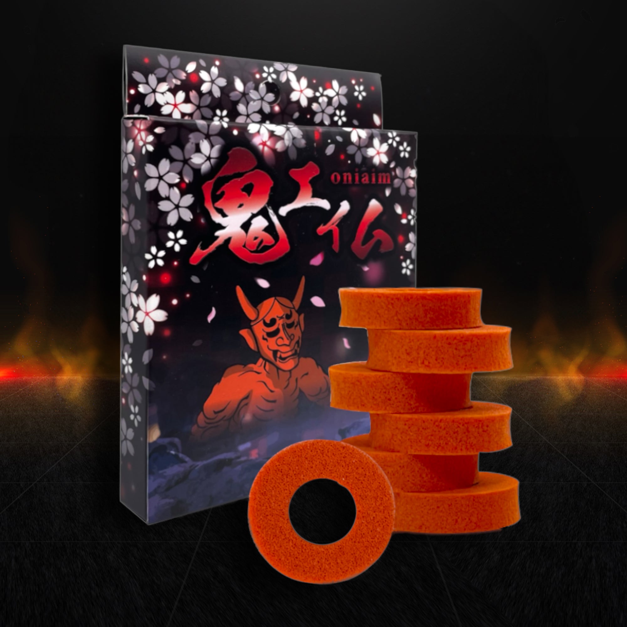 鬼輪-kirin- エイム向上リング 橙鬼 6個入り