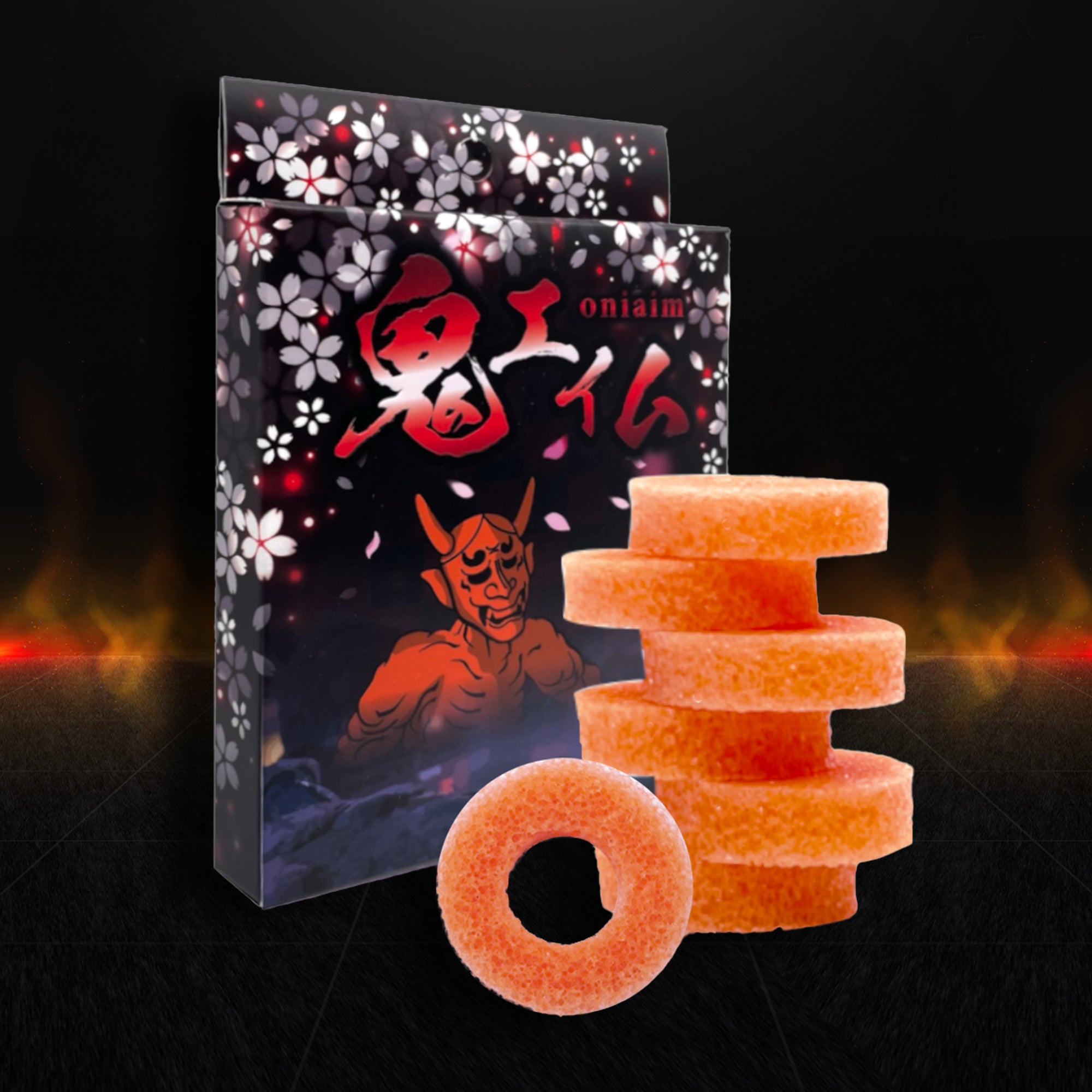 鬼輪-kirin- エイム向上リング 橙鬼 6個入り