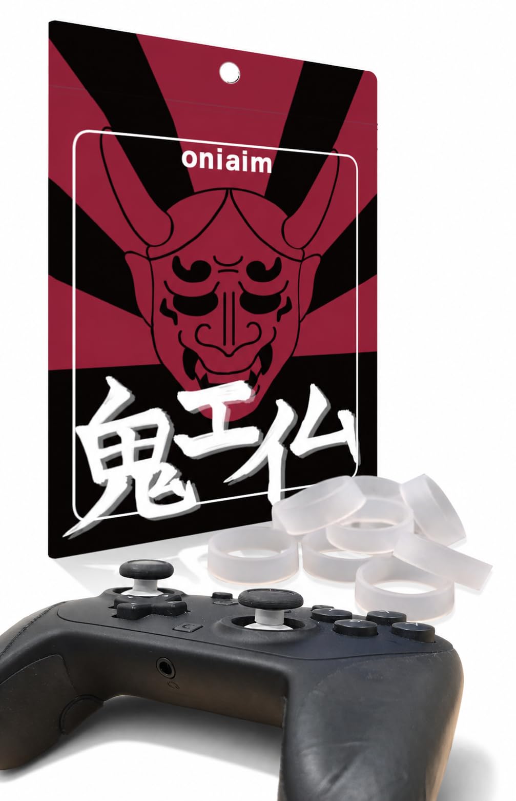 鬼エイム スティック保護リング 8個入り for Switch 2 Pro コントローラー